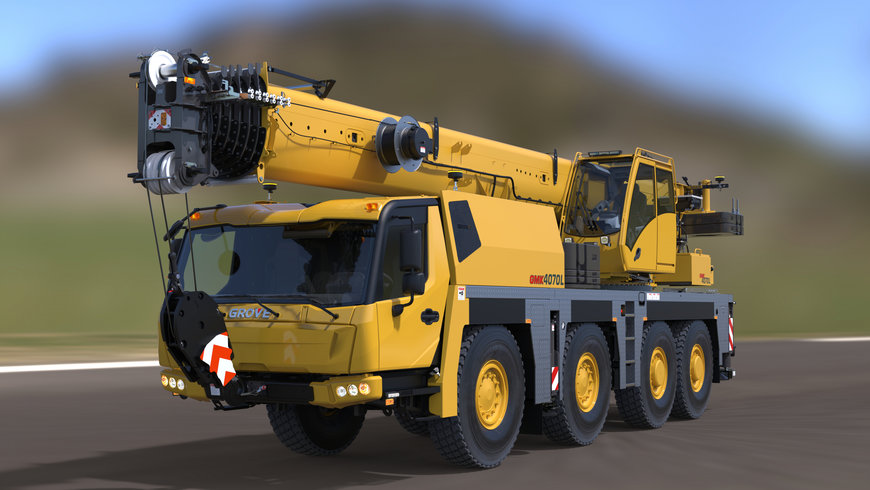 Manitowoc will unveil the Grove GMK4070L; to expand market opportunities for four-axle all-terrain cranes